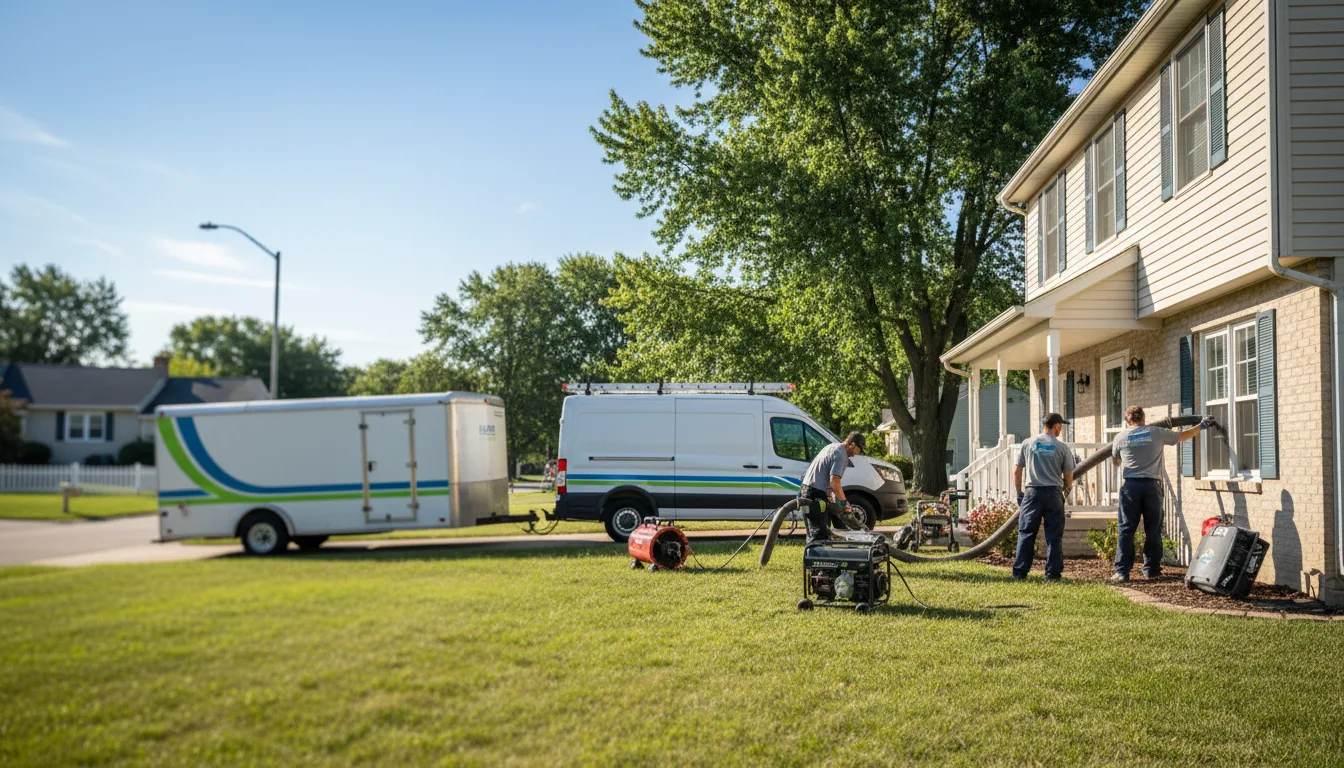 Flooded Basement Restoration And Cleanup With Repair in Iron River, WI near me
